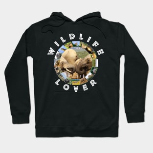 Wildlife Lover Elephant faces Hoodie